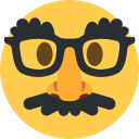 Twitter (Twemoji 14.0)  🥸  Disguised Face Emoji