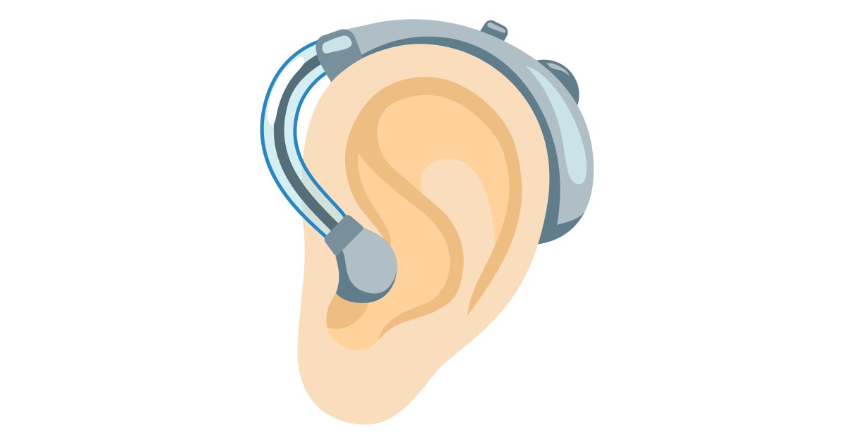 🦻🏻  Ear With Hearing Aid: Light Skin Tone