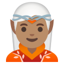 Google (Android 12L)  🧝🏽  Elf: Medium Skin Tone Emoji