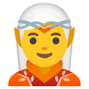 Google (Android 12L)  🧝  Elf Emoji