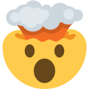 Twitter (Twemoji 14.0)  🤯  Exploding Head Emoji