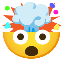 Google (Android 12L)  🤯  Exploding Head Emoji
