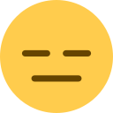Twitter (Twemoji 14.0)  😑  Expressionless Face Emoji