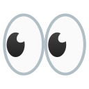Google (Android 12L)  👀  Eyes Emoji