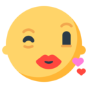 Mozilla (FxEmojis v1.7.9)  😘  Face Blowing A Kiss Emoji