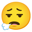 Google (Android 12L)  😮‍💨  Face Exhaling Emoji