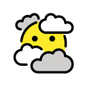 OpenMoji 13.1  😶‍🌫️  Face In Clouds Emoji