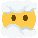 Twitter (Twemoji 14.0)  😶‍🌫️  Face In Clouds Emoji