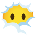 Google (Android 12L)  😶‍🌫️  Face In Clouds Emoji