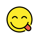OpenMoji 13.1  😋  Face Savoring Food Emoji