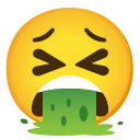 Google (Android 12L)  🤮  Face Vomiting Emoji