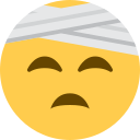 Twitter (Twemoji 14.0)  🤕  Face With Head-bandage Emoji