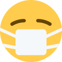 Twitter (Twemoji 14.0)  😷  Face With Medical Mask Emoji