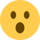 Twitter (Twemoji 14.0)  😮  Face With Open Mouth Emoji