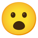 Google (Android 12L)  😮  Face With Open Mouth Emoji