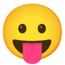 Google (Android 12L)  😛  Face With Tongue Emoji