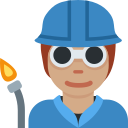 Twitter (Twemoji 14.0)  🧑🏽‍🏭  Factory Worker: Medium Skin Tone Emoji