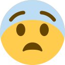 Twitter (Twemoji 14.0)  😨  Fearful Face Emoji