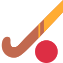 Twitter (Twemoji 14.0)  🏑  Field Hockey Emoji