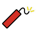OpenMoji 13.1  🧨  Firecracker Emoji