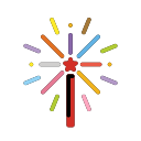 OpenMoji 13.1  🎆  Fireworks Emoji
