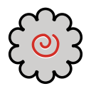 OpenMoji 13.1  🍥  Fish Cake With Swirl Emoji
