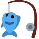 Twitter (Twemoji 14.0)  🎣  Fishing Pole Emoji