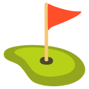 Google (Android 12L)  ⛳  Flag In Hole Emoji