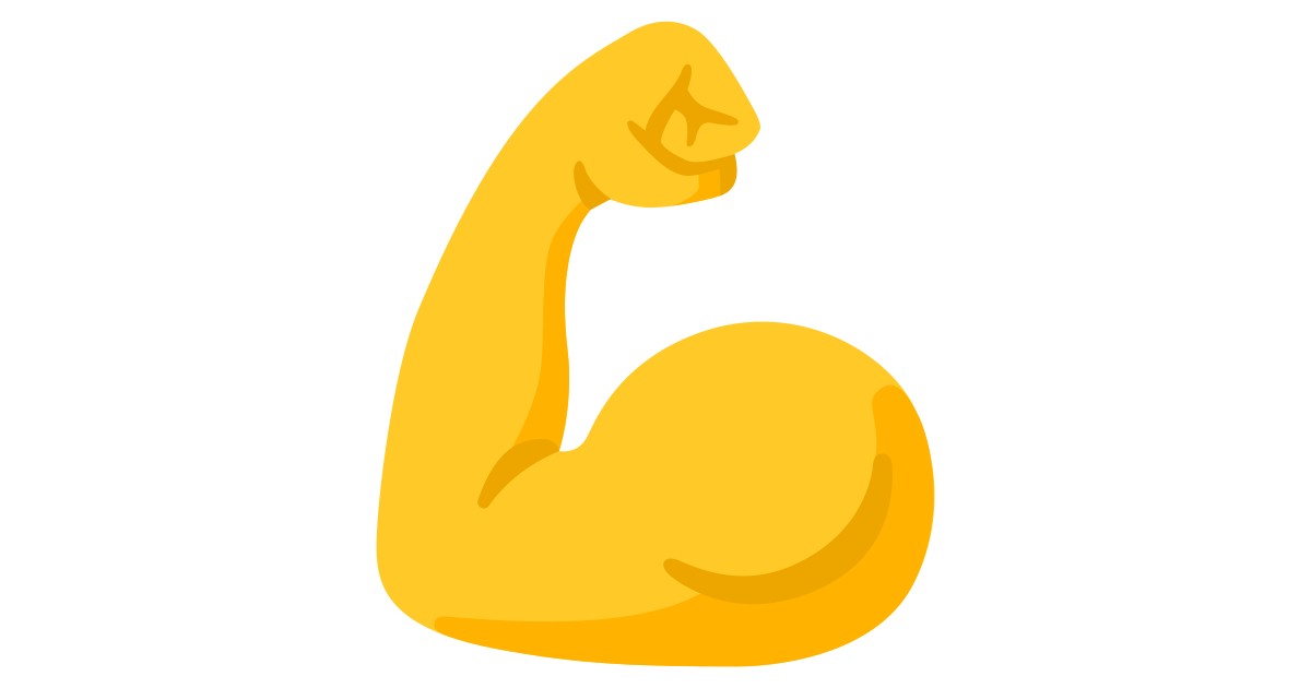💪  Flexed Biceps