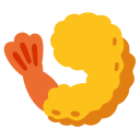 Google (Android 12L)  🍤  Fried Shrimp Emoji