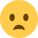 Twitter (Twemoji 14.0)  😦  Frowning Face With Open Mouth Emoji