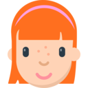 Mozilla (FxEmojis v1.7.9)  👧  Girl Emoji