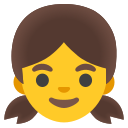Google (Android 12L)  👧  Girl Emoji