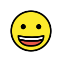 OpenMoji 13.1  😀  Grinning Face Emoji