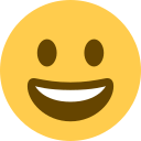 Twitter (Twemoji 14.0)  😀  Grinning Face Emoji