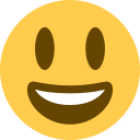 Twitter (Twemoji 14.0)  😃  Grinning Face With Big Eyes Emoji