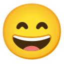 Google (Android 12L)  😄  Grinning Face With Smiling Eyes Emoji