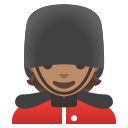 Google (Android 12L)  💂🏽  Guard: Medium Skin Tone Emoji