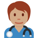 Twitter (Twemoji 14.0)  🧑🏽‍⚕️  Health Worker: Medium Skin Tone Emoji