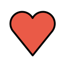 OpenMoji 13.1  ♥️  Heart Suit Emoji