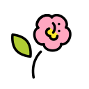 OpenMoji 13.1  🌺  Hibiscus Emoji