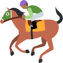 Twitter (Twemoji 14.0)  🏇🏾  Horse Racing: Medium-dark Skin Tone Emoji