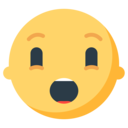 Mozilla (FxEmojis v1.7.9)  😯  Hushed Face Emoji