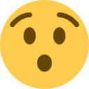 Twitter (Twemoji 14.0)  😯  Hushed Face Emoji