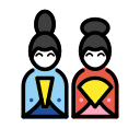 OpenMoji 13.1  🎎  Japanese Dolls Emoji