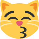 Twitter (Twemoji 14.0)  😽  Kissing Cat Emoji