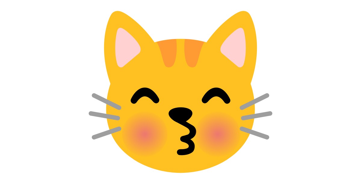 😽  Kissing Cat