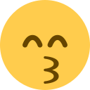 Twitter (Twemoji 14.0)  😙  Kissing Face With Smiling Eyes Emoji