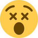 Twitter (Twemoji 14.0)  😵  Knocked-out Face Emoji