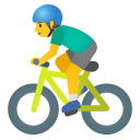 Google (Android 12L)  🚴‍♂️  Man Biking Emoji